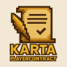 ✅[1.21 - 1.21.8] Karta PlayerContract - Player system of contracts, tasks, and reputations