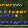 ServerInfo & JoinMessages