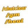 Extras (/gm /heal /chatclear)